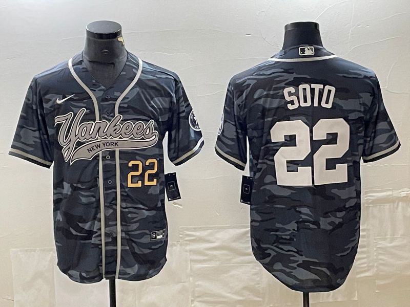 Men New York Yankees #22 Soto Camo Nike Game MLB Jersey style 2->new york yankees->MLB Jersey